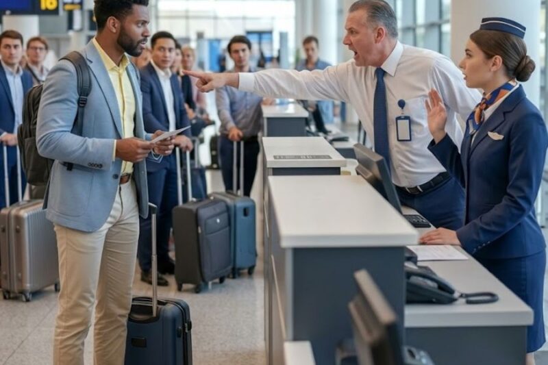 Manager Humiliates Black Passenger at the Gate — Not Knowing He’s the New Airline Investor 