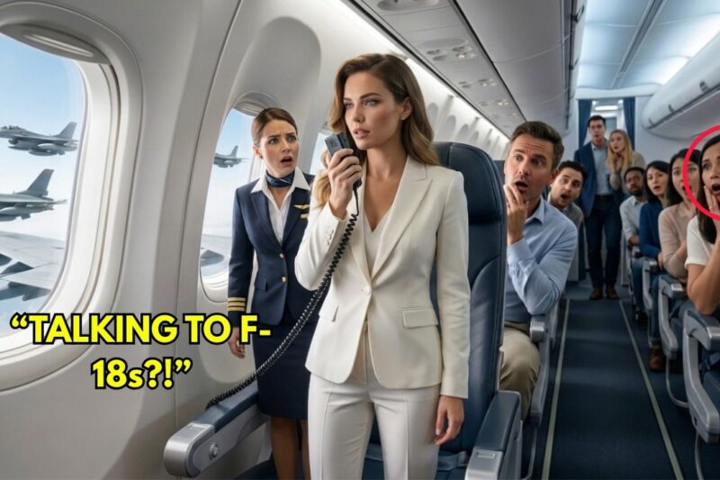 No One Knew the Quiet Woman Was a Combat Pilot — Until the Captain Heard Her Talking to F-18s