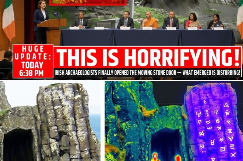 Irish Archaeologists FINALLY Opened the Moving Stone Door — What Emerged Is Disturbing!