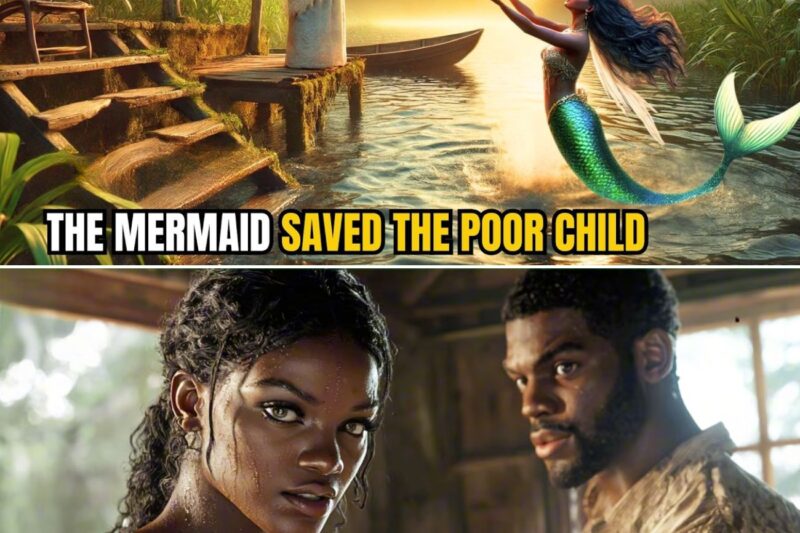 Mermaid Rescues Child From River After Stepmother Tries To Kill Them