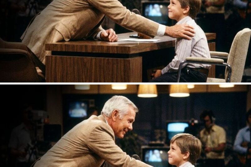 Johnny Carson FROZE when this 9-year-old cancer patient asked ONE question — audience went SILENT