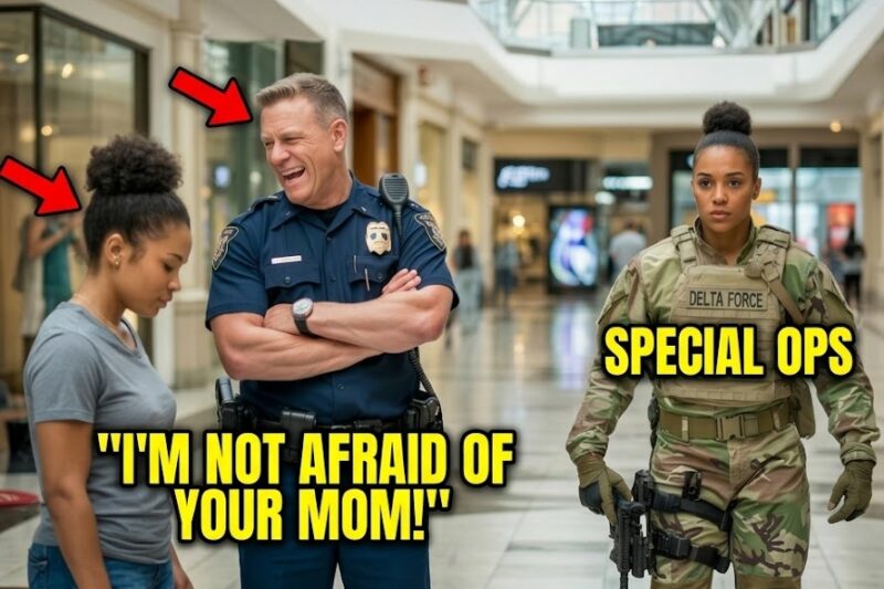 Cop Laughs at Black Girl for Saying Her Mom’s in Special Forces—Until She Walks Onto The Scene