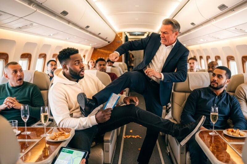 Executive Tries to Upgrade Himself by Removing Black Passenger — Stock Plummets Overnight