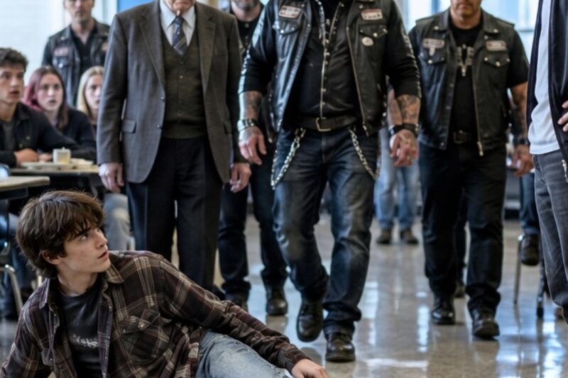 Bullies Targeted the “Quiet Kid” at School — They Didn’t Know His Grandpa Was a Hells Angels Founder