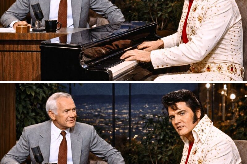 Johnny Carson Dared Elvis Presley to Play the Piano on Air — Minutes Later, Carson Was in Tears!