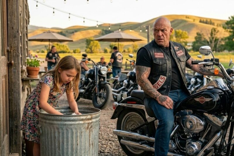Hells Angel Found a Little Girl Eating Leftovers — What Happened Next Will Amaze You