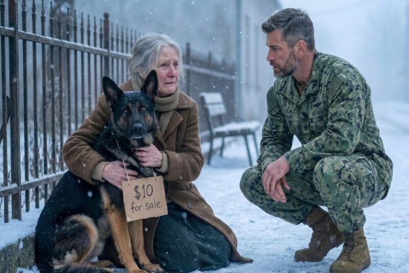 “Sir, Can You Take My Husband’s K9 Dog?” — What the Navy SEAL Did Next Changed Everything!