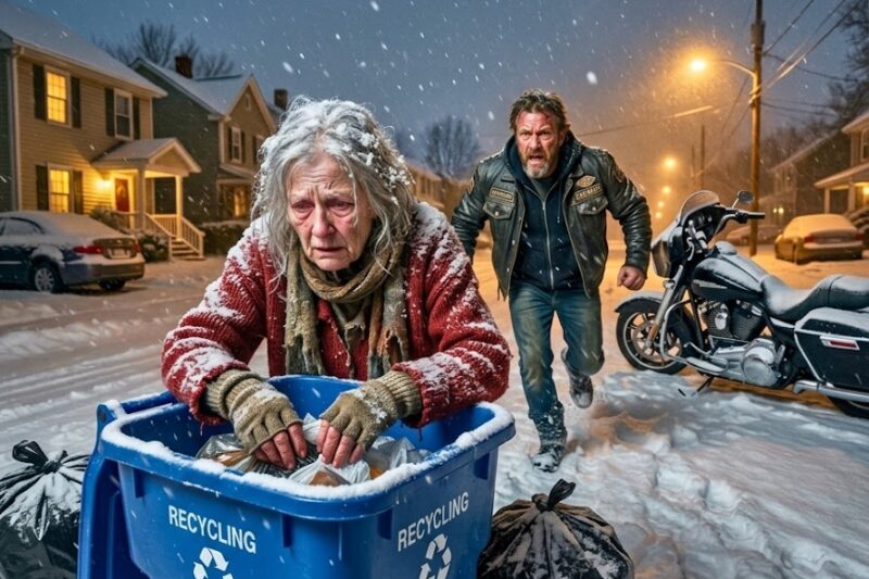 Hells Angels Boss Returned and Saw His Mom Searching Trash Until He Knew the Shocking Truth