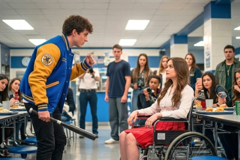 They Smashed a Disabled Girl’s Wheelchair in the Cafeteria—Then Her Soldier Brother Returned and Everyone Froze