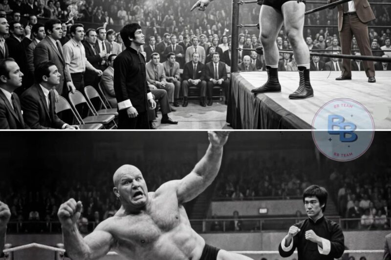 She refused to submit to Bruce Lee … After 60 seconds, 7000 people fell silent.