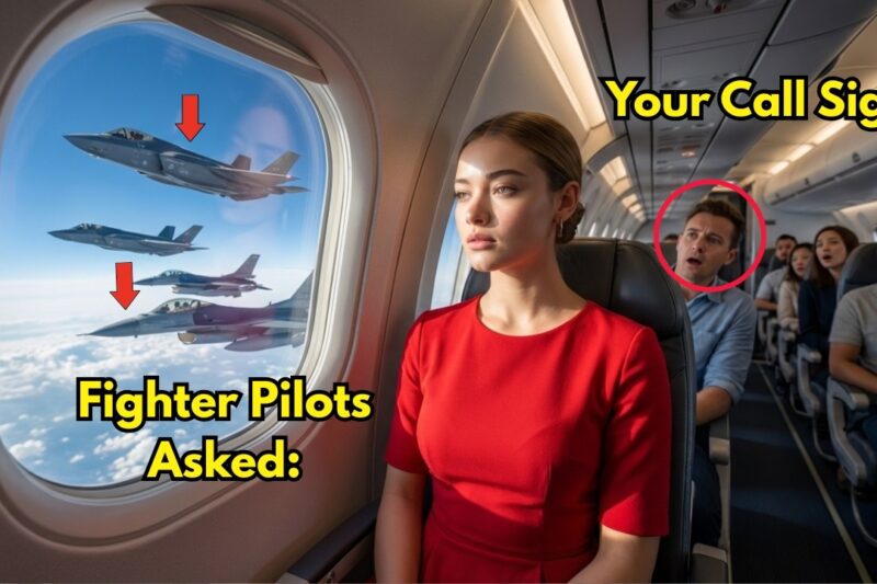 Quiet Woman in Row 8 — Engines Failed, Fighter Pilots Asked Your Call Sign?