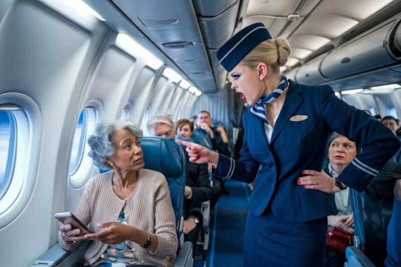 Flight Attendant Called Black Elderly Woman ‘Troublemaker’ — She Made One Call, Everything Changed