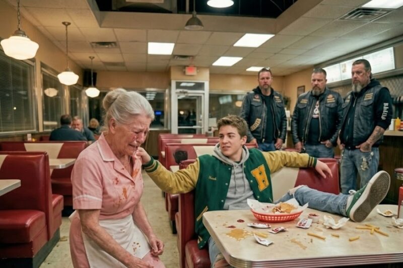 A Rich Teen Disrespected a Waitress — Moments Later, 10 Bikers Stepped In 