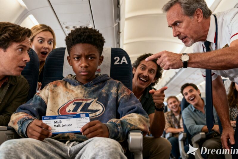They Mocked a Black Boy Flying First Class Alone—Minutes Later, His Last Name Made the Entire Cabin Go Silent