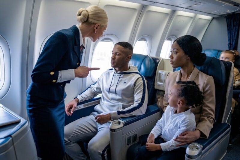 Flight Attendant Ignores Black Family in Business Class — Until a Pilot Steps In