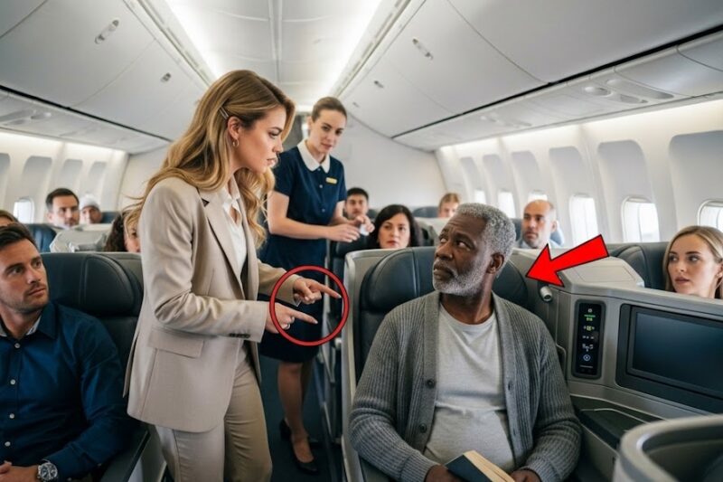 White Influencer Demands Black Man Leave His Seat — Entire Plane Stunned by His Identity