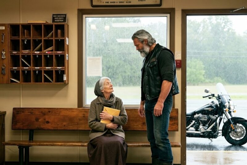 Blind Grandma Asked a Biker to Read Her Late Son’s Letter — By Dawn, 414 Harleys Came