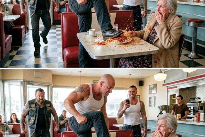 THEY PICKED THE WRONG MOMENT: Bullies Kicked an Old Lady’s Food, Then Saw Her Son.