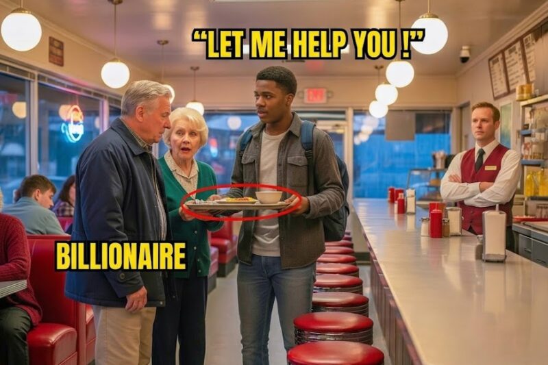 Black Boy Gave Up His Meal for an Elderly Couple — Next Day, a Millionaire Was Waiting at His Door