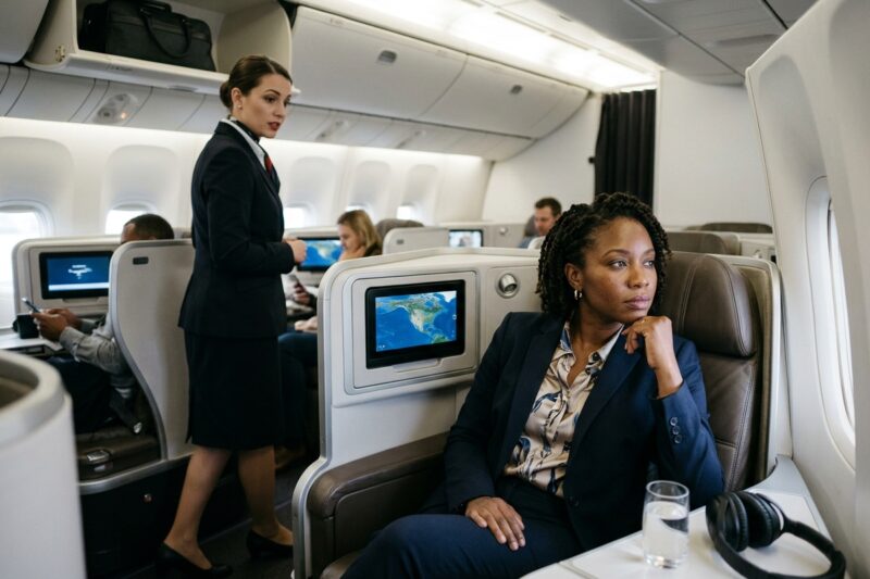 A Flight Attendant Demanded To Know Why My First-Class Ticket Was Making Her Crew Nervous. Her Smug Smile Vanished When The Captain Interrupted With An Urgent Announcement About The Boy In Seat 2A.