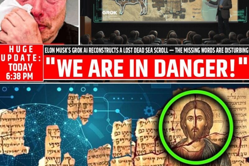 Elon Musk’s Grok AI Reconstructs a Lost Dead Sea Scroll — The Missing Words Are Disturbing!
