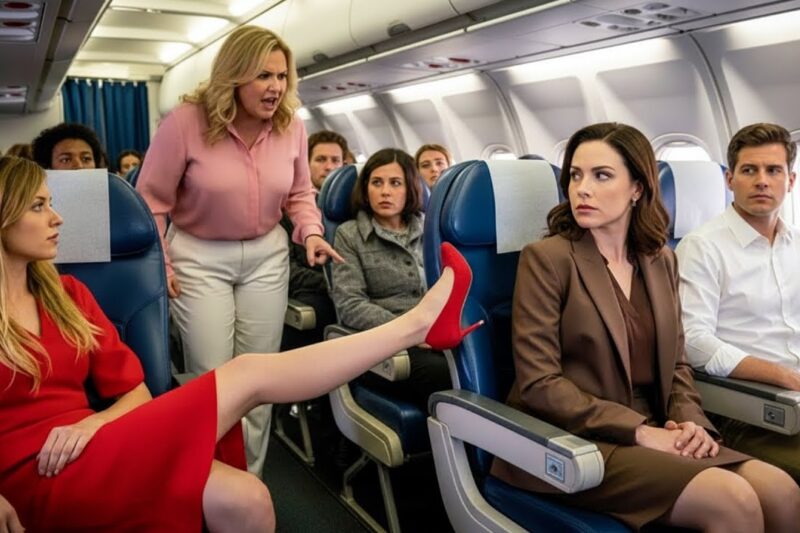 A Passenger Puts Her Foot on My Wife’s Seat on a Flight — and Learns a Valuable Lesson