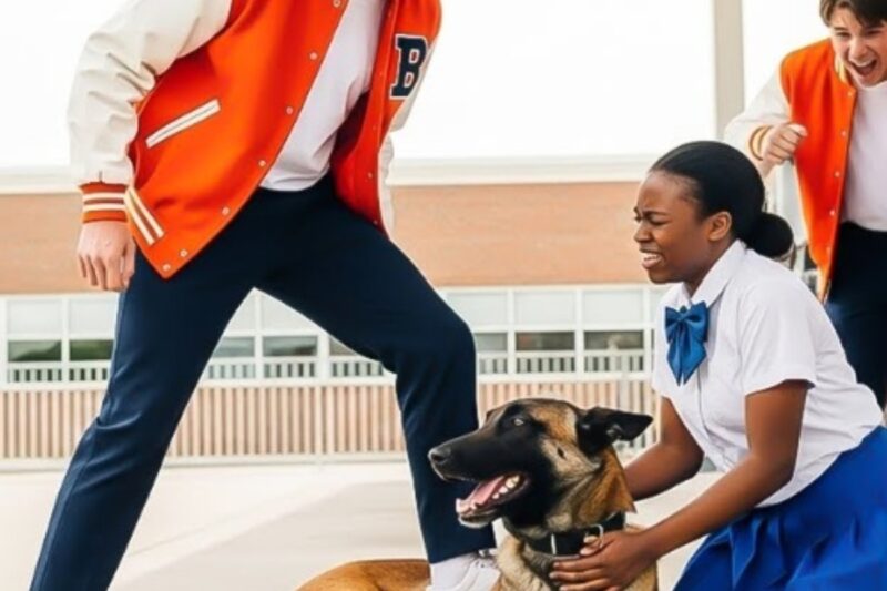 They Hurt a Black Girl’s Military Dog at a Gas Station—Big Mistake… Her Father Was Watching