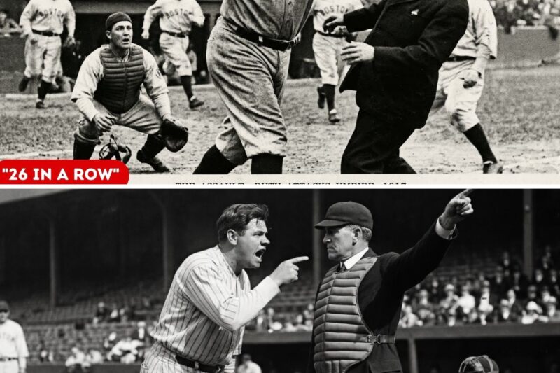 “Ruth Punched Umpire Behind The Ear, Got Arrested — His Replacement Then Did Something Impossible”