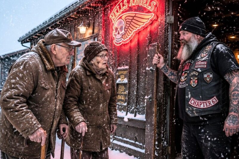 “‘We Need Help, We Can’t Walk!’ the desperate cry echoed across the empty parking lot as strangers looked away—until a line of Hells Angels motorcycles rolled in, engines shaking the ground, and the toughest riders in town stepped forward without hesitation; what they did next for the stranded family stunned every witness, exposed a heartbreaking secret no one expected, and proved that sometimes the people judged by their jackets are the very ones who show up when the rest of the world turns its back”