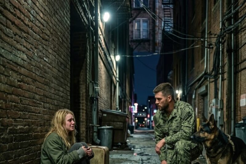 THE SECRET IN THE SHADOWS: A Navy SEAL & His K9 Saved a Homeless Woman, Then Realized Who She Was.