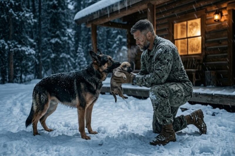 They Were Running From Something: The Shocking Reason a Stray Dog Trusted an Elite Soldier.