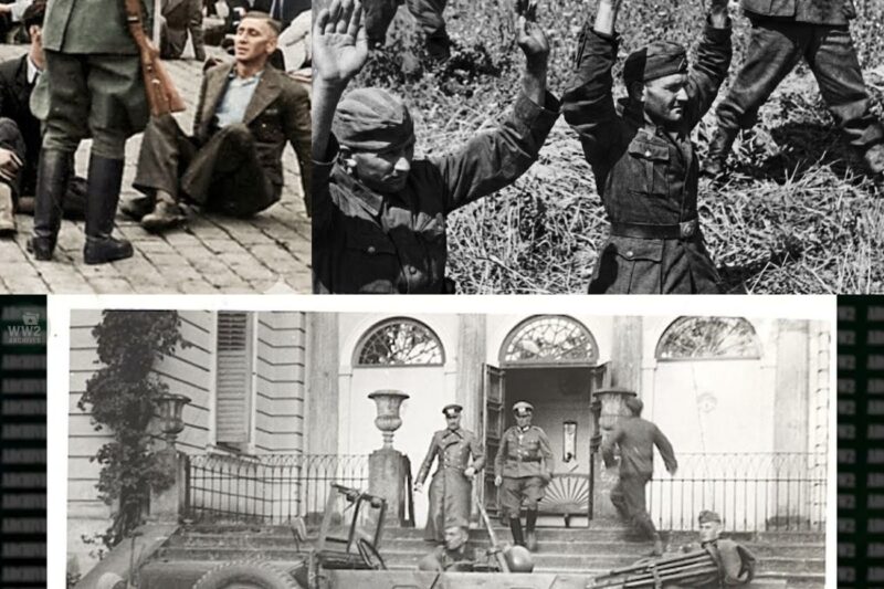 Execution of Nazis Behind the Częstochowa Massacre That Killed 500 Poles