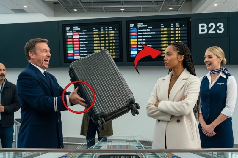 Airline Crew Throws Black Woman’s Luggage, 9 Minutes Later Discover She’s the New Owner