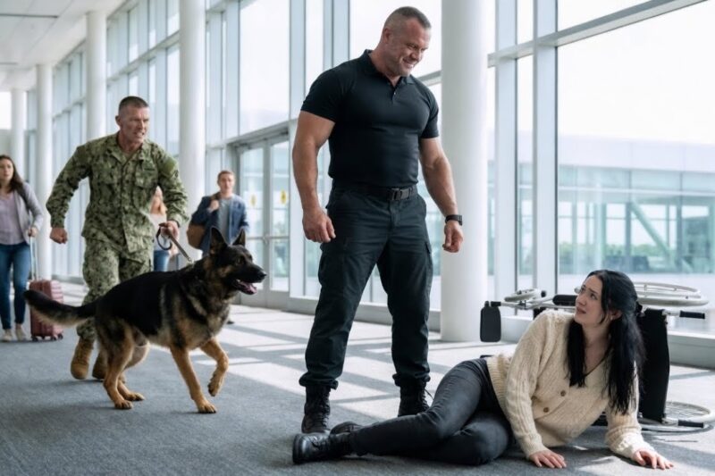 Disabled Woman Humiliated at the Airport Until a Navy SEAL and His Dog Leave Everyone Speechless