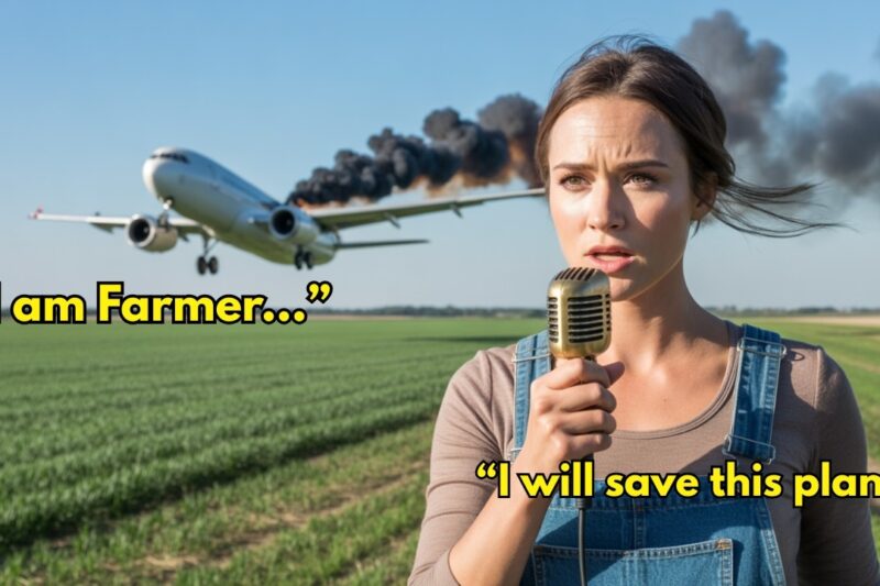 She Was Just a Farmer — Until the Jet Lost Both Engines and Her Voice Came on the Radio
