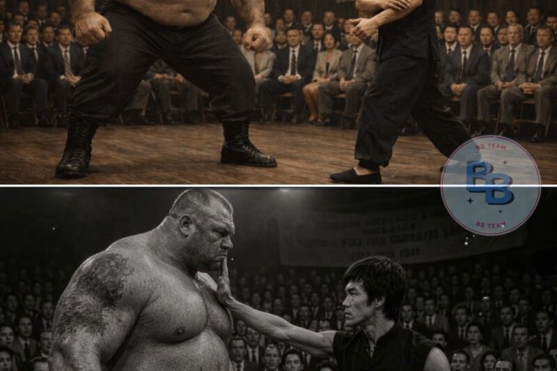 450-Pound Strongman Offered $50,000 To Last 8 Seconds — 150 Men Failed — Bruce Lee Finished It In 5