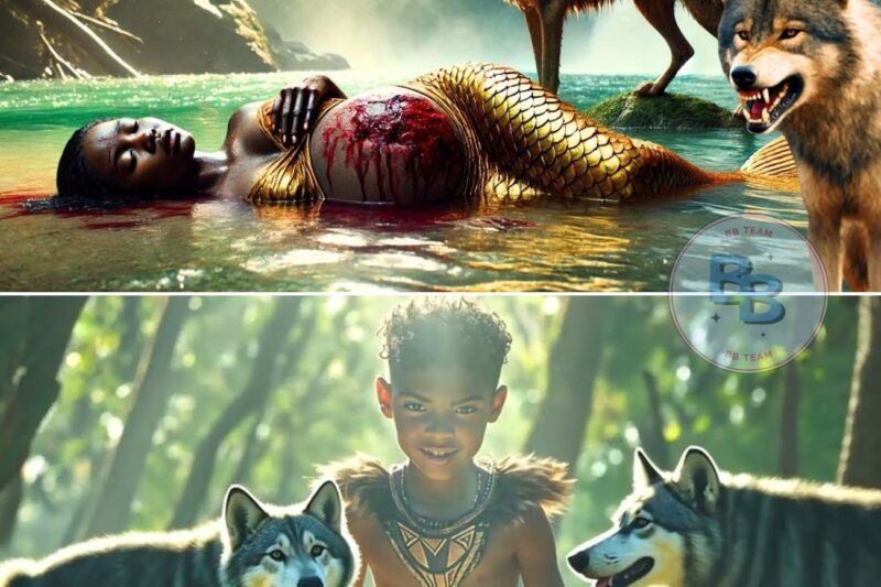 The Wolf Discovers a Pregnant Mermaid by the Riverbank – Mystery of the Child…