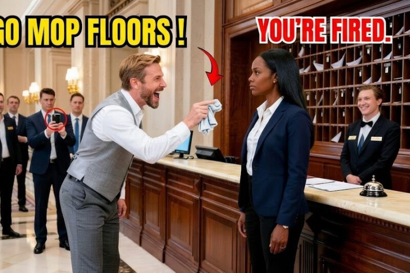 Manager Sneers “Go Mop Floors” at Black Woman — Seconds Later, Goes Pale Recognizing His CEO