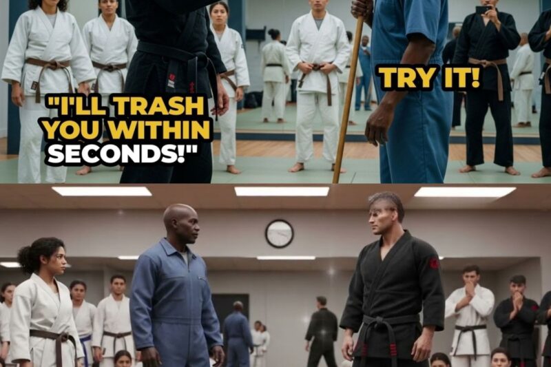 Black Belt MOCKS A Black Janitor To Spar ‘For Fun’ — Minutes later, The Whole Dojo is Left SPEECHLES