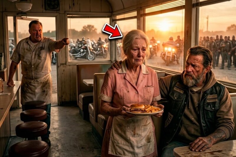 60-Year-Old Waitress Was Fired for Feeding a Biker for Free — Then 400 Harleys Surrounded the Diner