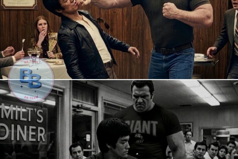 Bruce Lee Faces 270lb Wrestler in a Diner — He Screams ‘Get Lost, Chinese Boy! 4 seconds later.