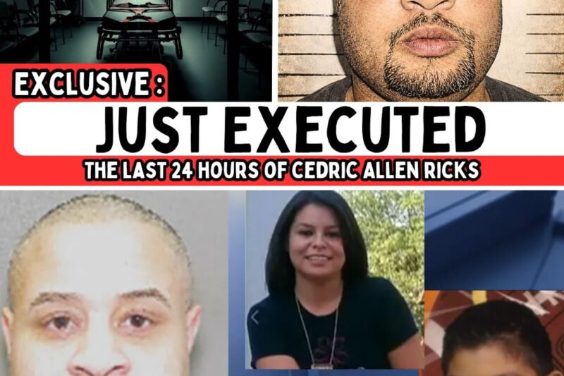 JUST IN: Texas Executes Death Row Author Cedric Allen Ricks — He Kissed His Baby Goodbye…