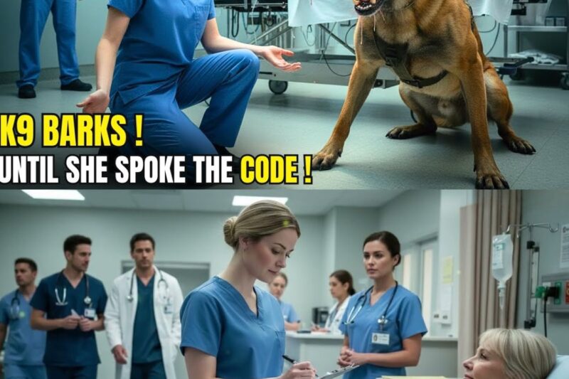 The K9 Wouldn’t Let Anyone Touch the Wounded SEAL — Until a Rookie Nurse Spoke a Secret Unit Code 