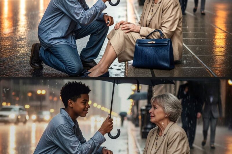 Everyone Walked Past the Lost Old Woman —Until a Black Teen Stopped. Then Everything Changed for Him 