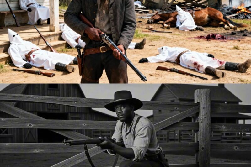 200 KKK Riders Stormed The Black Cowboy’s Ranch, None Of Them Made It Back Alive 