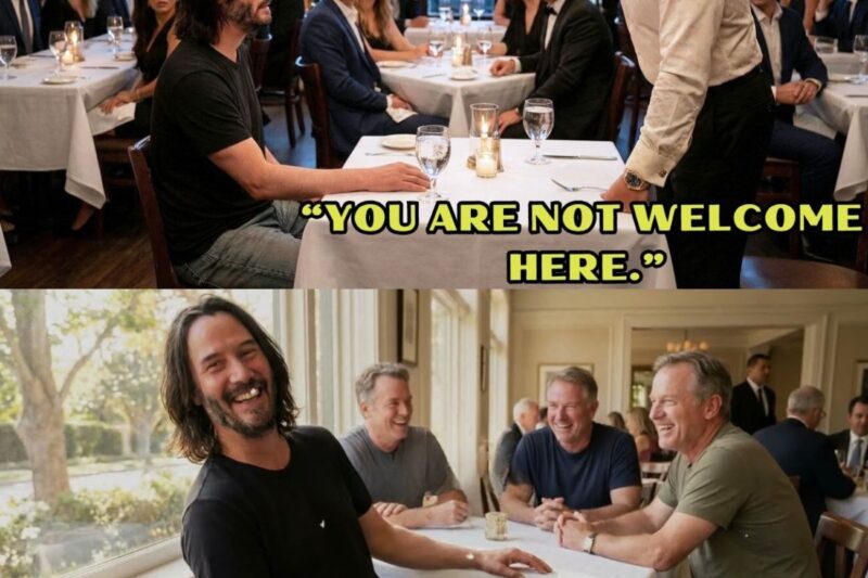 Waiter Refused To Serve Keanu Reeves  10 Minutes Later, This Happened
