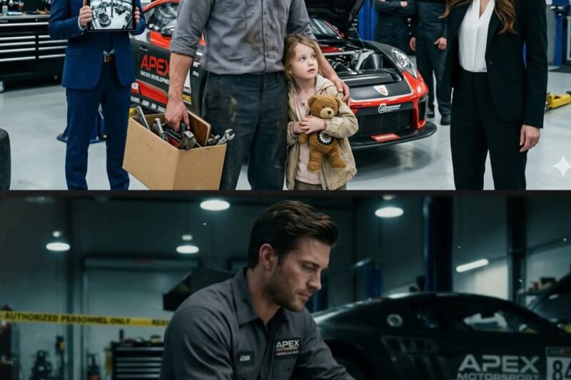 The CEO Fired a Single Dad for Fixing the Engine – Not Knowing He Built Every Race Car There