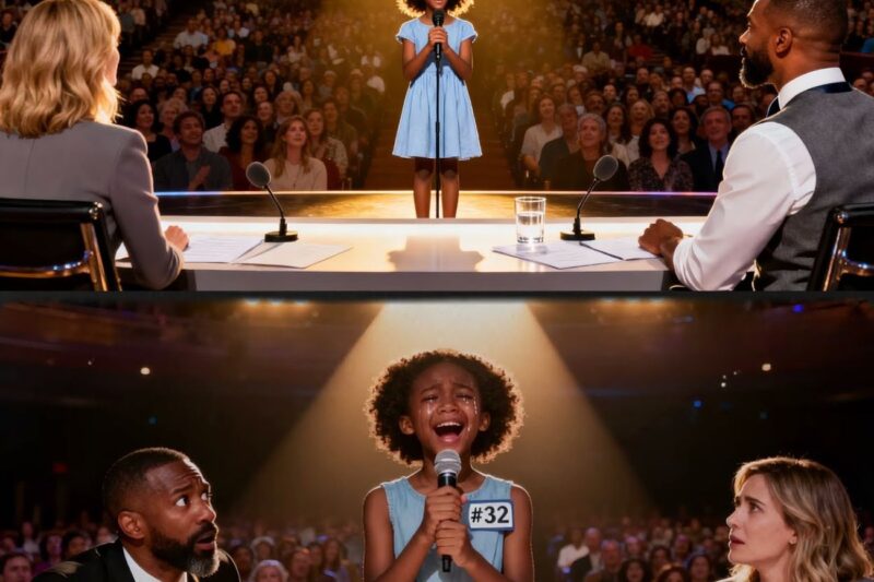 Poor Black Girl Sings at Talent Show to Pay Mom’s Surgery – Unaware the Judge Is Her Father 