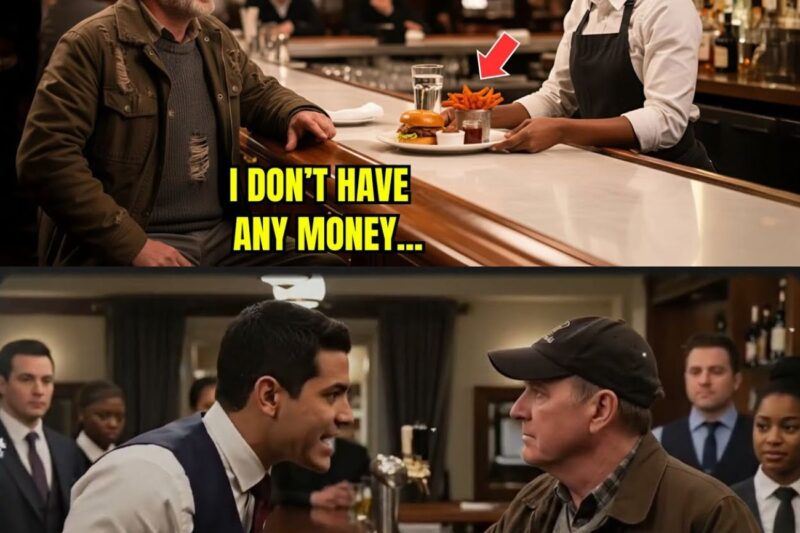 Millionaire Pretends to Be Broke at His Bar – Waitress’s Response to His Order Leaves Him Speechless 