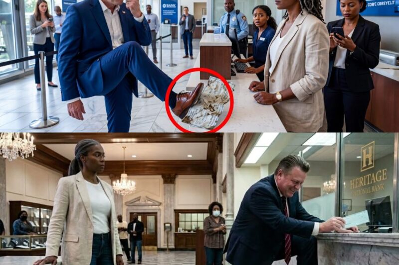 Bank Manager Wiped His Shoes with Black Woman’s $10M Check — Until the CEO Said ‘You’re Done 